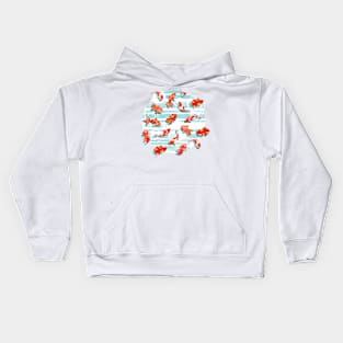 Watercolor Goldfish Kids Hoodie